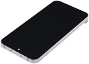 Pantalla OLED refurbished para OPPO Reno 13 Plume White, repuesto de display para reparación de pantalla rota.