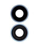 Compra en Guatemala un paquete de 10 lentes de cámara trasera con soporte y bisel de color azul para iPhone XR de alta calidad.