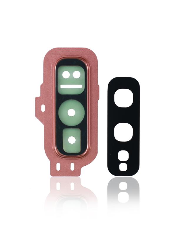Lente de camara trasera con bisel para Samsung Galaxy S10E (Rosa Flamenco)
