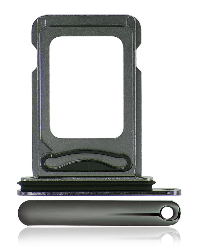 Bandeja de tarjeta SIM doble para iPhone 11 Pro / 11 Pro Max (Verde medianoche mate)