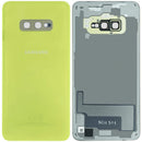 Tapa trasera Service Pack Samsung Galaxy S10e Canary Yellow, repuesto original para reparación de móvil.