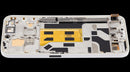 Pantalla OLED blanca refurbished para Nothing Phone (2a) con marco, ideal para reparación de display roto.