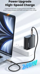 Encuentra en Guatemala el cable Toocki USB C-C Super Fast Braided para puerto de carga.