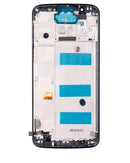 Pantalla LCD refurbished negra para Motorola Moto G6 Plus (XT1926), ideal para reparación de display roto.