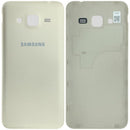 Tapa trasera dorada Service Pack para Samsung Galaxy J3 (2016) J320, ideal para reparación.