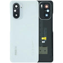 Tapa trasera blanca original para Xiaomi Poco F3 con lente de cámara, back cover de repuesto M2012K11AG.