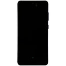 Pantalla original azul Samsung Galaxy S21 FE 5G con frame, display LCD de repuesto para reparación.