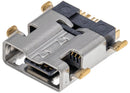 Puerto de carga Micro USB de 12 pines con 4 puntos de anclaje C232, requiere soldadura, repuesto.