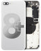 Tapa trasera para iPhone 8 Plus con componentes pequeños pre-instalados (Usada, Grado A) (Plata)