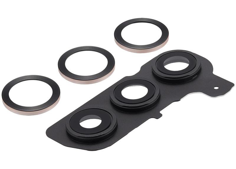 Compra la lente de cámara trasera con cubierta de anillo bezel para Samsung Galaxy S25 5G en Guatemala.