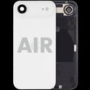 Tapa trasera blanca usada para iPhone Air con MagSafe, NFC y flex de flash.