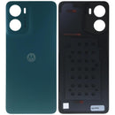 Tapa trasera original Motorola Moto G05 XT2523, color verde bosque, para reparación de celular.