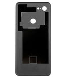 Tapa trasera usada Google Pixel 3 XL negra, carcasa de vidrio para reparación de móvil.