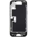Chasis medio negro titanio para iPhone 16 Pro Max (US) con botones de encendido y volumen, repuesto A3212.