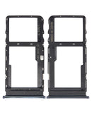 Bandeja para tarjeta SIM doble para TCL 10L (T770H / T770B) (Blanco Artico)