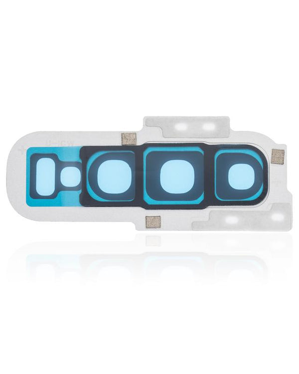 Lente de camara trasera con aro para Samsung Galaxy S10 (Blanco Prisma)