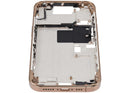 Chasis medio iPhone 16 Pro Desert Titanium con botones de encendido y volumen, para reparación A3083, A3292.