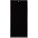 Pantalla incell Samsung Galaxy S23 Ultra 5G Phantom Black con frame, sin sensor de huella, para reparación de display.