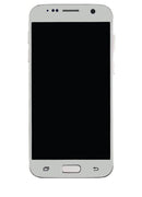 Pantalla OLED blanca perla con marco para Samsung Galaxy S7 (G930) refurbished, ideal para cambio de display.