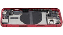Tapa trasera con puerto de carga con cable flex y piezas pequenas iPhone 13 (US Version) (Red)