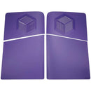 Carcasa lila para PlayStation 5 Pro Edición Digital, repuesto de tapa brillante.