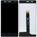Pantalla LCD y digitalizador originales negros para Nokia 3 (TA-1020, TA-1027, TA-1032), reemplazo de display.