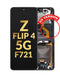 Pantalla original OLED con marco Galaxy Z Flip 4 F721 en Guatemala, ideal para reparaciones en talleres de telefonía móvil.