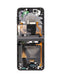 Pantalla original OLED con marco Galaxy Z Flip 4 F721 en Guatemala, ideal para reparaciones en talleres de telefonía móvil.