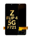 Reparación de pantalla OLED original sin marco para Samsung Galaxy Z Flip 4 F721 en Guatemala.