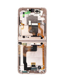 Pantalla original OLED con marco para Galaxy Z Flip 4 F721 en Guatemala, disponible en BajoPPLCD.