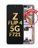 Reparación de pantalla original OLED con marco para Samsung Galaxy Z Flip 4 F721 en Guatemala.