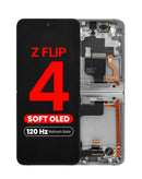 Reparación de pantalla con marco para Galaxy Z Flip 4 F721 en Guatemala.