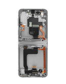 Reparación de pantalla con marco para Galaxy Z Flip 4 F721 en Guatemala.