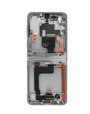 Reparación de pantalla con marco para Galaxy Z Flip 4 F721 en Guatemala.