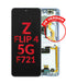 Reparación de pantalla OLED con marco para Galaxy Z Flip 4 F721 en Guatemala.