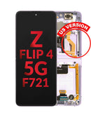 Repara la pantalla con marco de tu Samsung Galaxy Z Flip 4 F721 en Guatemala con nuestra pantalla OLED violeta de calidad.