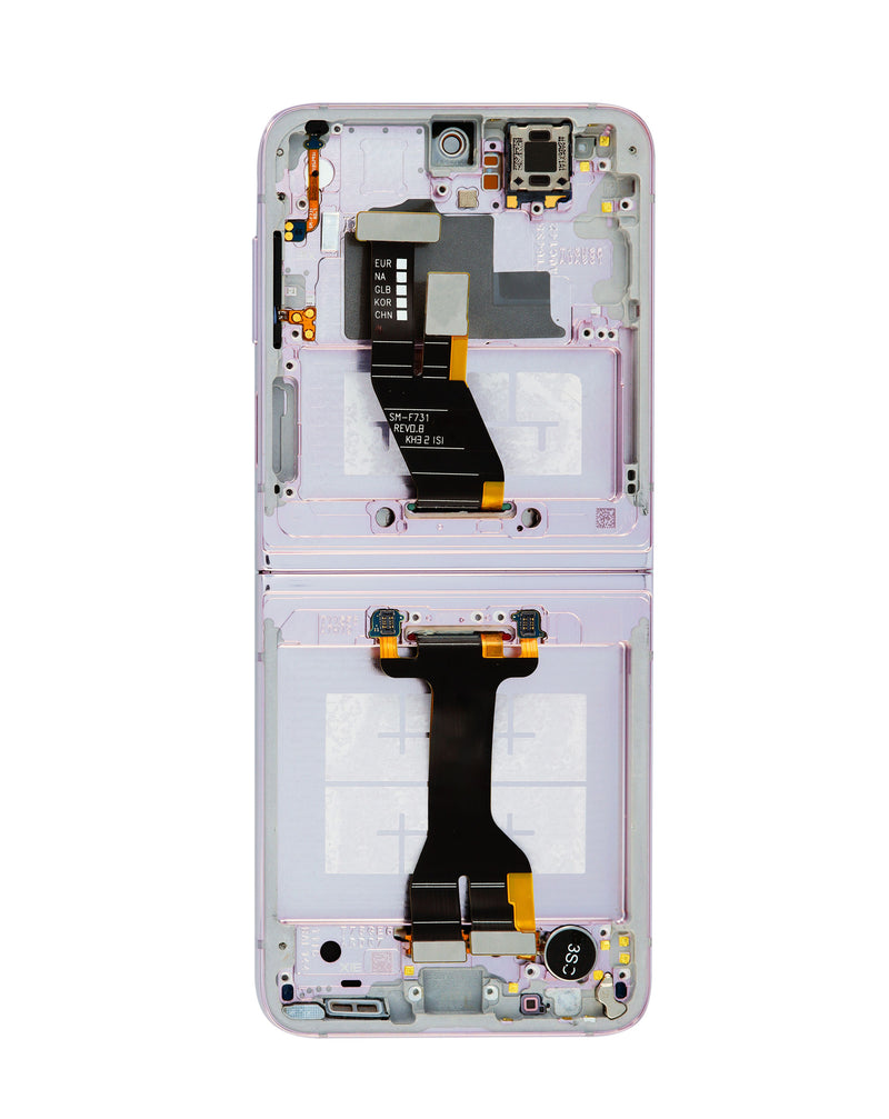 Reparación de pantalla con marco para Galaxy Z Flip 5 en Guatemala.