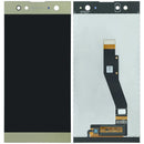 Pantalla LCD dorada sin marco OEM para Sony Xperia XA2 Ultra, repuesto original.