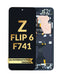 Pantalla OLED original con marco para Samsung Galaxy Z Flip 6 en Guatemala, disponible en servicio mayorista de componentes originales con etiquetas BajoPPLCD y F741.