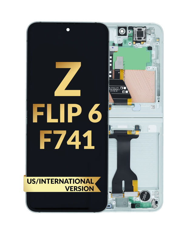 Pantalla original con marco para Samsung Galaxy Z Flip 6 en Guatemala, reparación de pantalla en talleres especializados.