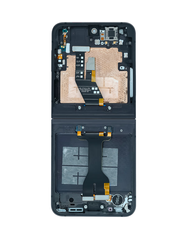 Reparación de pantalla OLED Samsung Galaxy Z Flip 6 en Guatemala, negro.