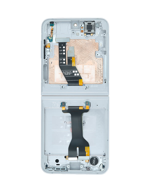 Reparación de pantalla OLED con marco para Galaxy Z Flip 6 en Guatemala.