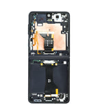 Reparación de pantalla con marco original para Samsung Galaxy Z Flip 7 en Guatemala - Pantalla OLED original, etiquetas BajoPPLCD, mayorista de pantallas.