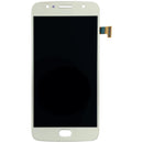 Pantalla LCD original Motorola Moto G5s XT1793 dorada, con display y digitalizador para reparación.