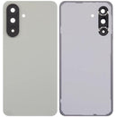 Tapa trasera de vidrio verde oliva para Samsung Galaxy A56 5G (A566) con lente de cámara, repuesto sin logo.