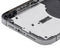 Tapa trasera con componentes pequeños pre-instalados para iPhone 12 Pro Max (Versión EE.UU.) (Usada original grado C) (Grafito)