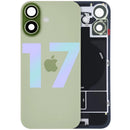 Tapa trasera con MagSafe, NFC y flex de linterna original iPhone 17 (Sage)