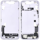 Carcasa media con puerto de carga flex y piezas pequenas iPhone 14 (US Version) (Purple)
