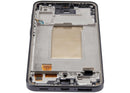 Pantalla Samsung Galaxy A37 5G A376 Awesome Charcoal con marco, repuesto Aftermarket Plus para reparación de display.