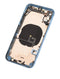 Tapa trasera con componentes pequenos para iPhone XR (Azul)